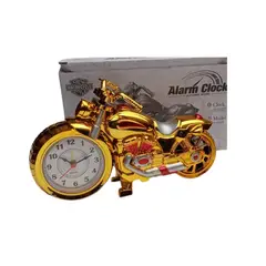 GENERICO - Reloj decorativo analógico con alarma - diseño moto
