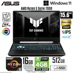 ASUS - Laptop TUF Gaming A15 FA506NC-HN016 AMD Ryzen 5 7535HS 16GB RAM 512GB SSD RTX 3050 15.6" FHD
