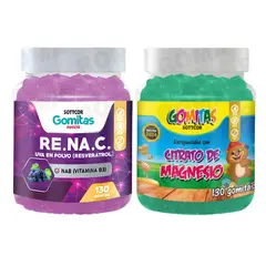 GENERICO - GOMITAS RESVERATROL 130UND + GOMITAS CITRATO DE MAGNESIO NIÑOS 130UND