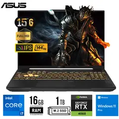 ASUS - LAPTOP TUF GAMING F15 INTEL CORE i7-13620H RAM 16GB SSD 1TB RTX 4060 8GB 15.6" FHD WIN 11