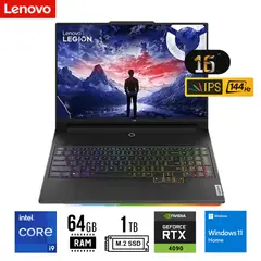 LAPTOP LEGION 9 16IRX9 INTEL CORE i9 RAM 64GB SSD 1TB RTX 4090 16GB 16" 3.2K MINI LED WIN 11