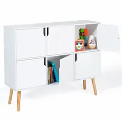 DIBA MUEBLES - Librero Infantil 6 Puertas Nochy -