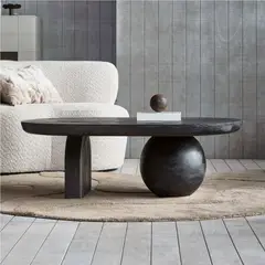 GENERICO - Mesa de Centro Leuven Negro Pandora Home