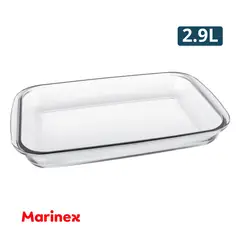 MARINEX - Fuente Bandeja para Horno de Vidrio Templado 2 . 9 L