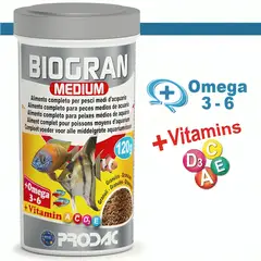 PRODA - Pellets biogram medium 120 ML - Alimento para Peces PRODAC