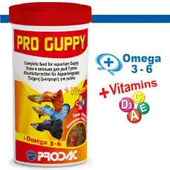 PRODA - Alimento para Guppy 50 gr - Alimento para Peces PRODAC 50 gr