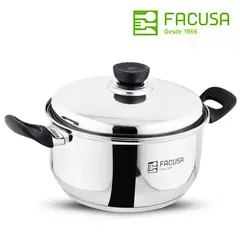 FACUSA - Olla Aceros Inoxidable de 22 X 11.5 Cm