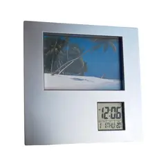 GENERICO - Reloj elegante con porta retratos fotos