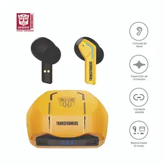 TRANSFORMERS - Audifonos Bluetooth Tws Bumblebee Tf- T06 24Hrs Amarillo