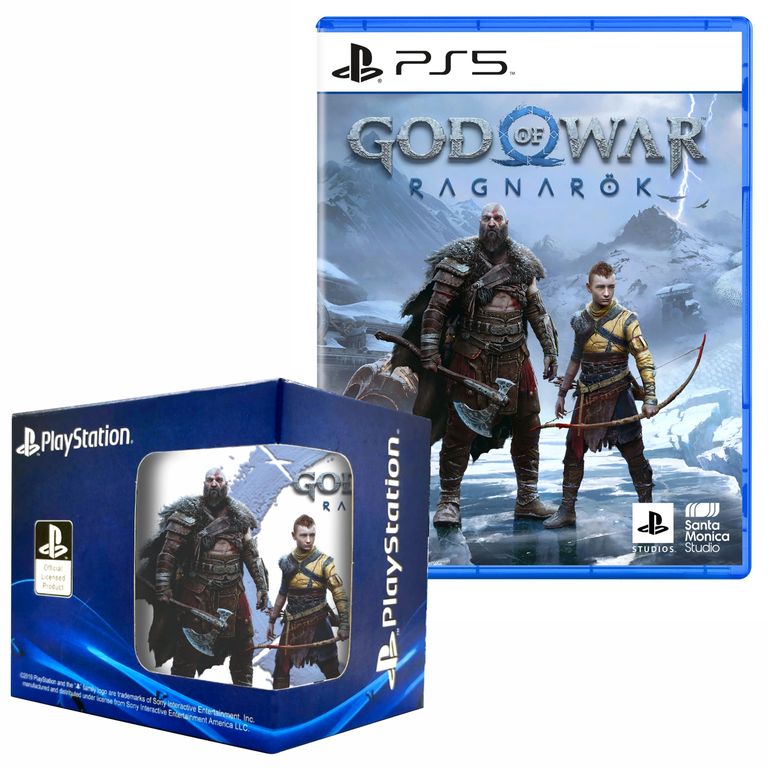 God Of War Ragnarok Playstation 5 + Taza