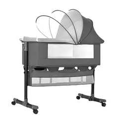 BUYPAL - Cuna Colecho 3 en 1 con Mosquitero y Altura Ajustable