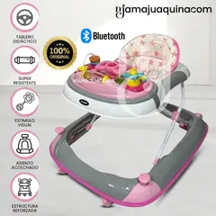 BABY - Andador Musical Plegable con Bluettoth «RUDDER» Pink