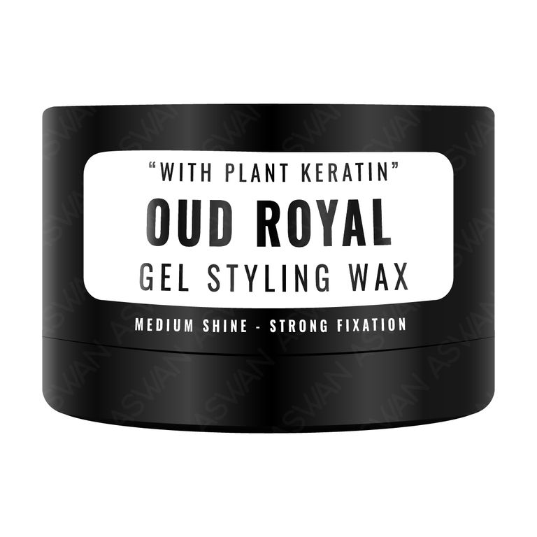 Oud Royal Gel Styling Wax Medium Shine - Strong Fixation Negro