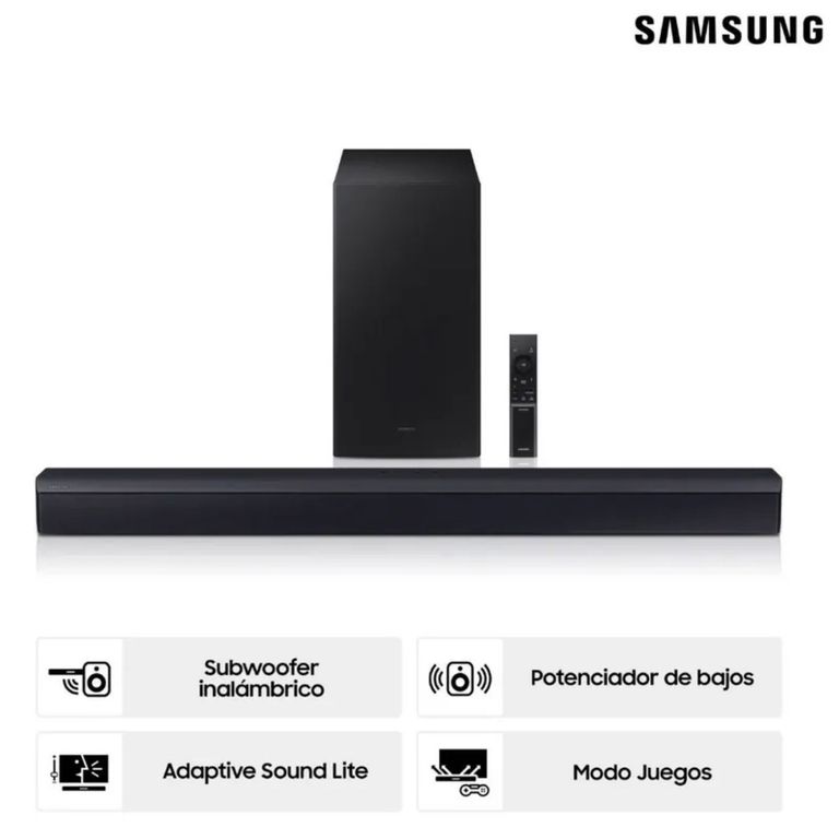 Soundbar 300 Watts con Bluetooth HW-B450/PE 2.1 CH