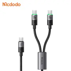 MCDODO - Cable Tipo C - 100w Doble salida 150cm 2en1 Con indicador Led -