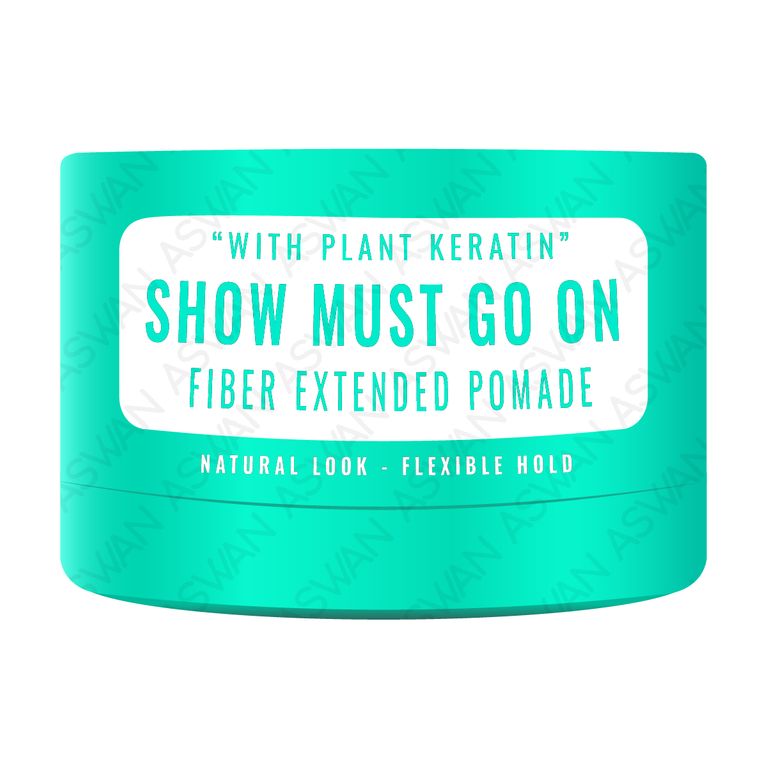 Show Must Go On Fiber Extended Pomade Natural Look - Flexible Hold Cian