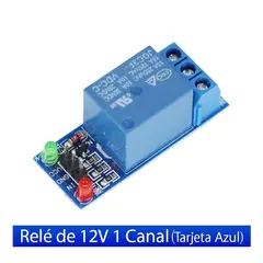 GENERICO - Módulo Relé 1 Canal 12V Activa Nivel Bajo Aislamiento Optoacoplador