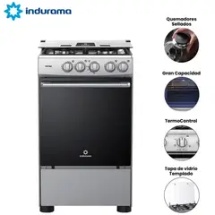 INDURAMA - Cocina de 4 Hornillas Fontana