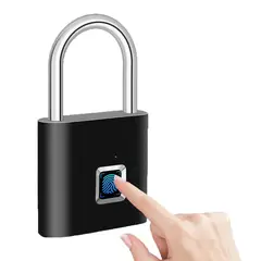 GENERICO - Candado con huella digital con carga USB