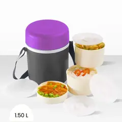 POLIMES - Termo de Comida Excel Lila 1.5 L