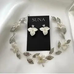 GENERICO - TOCADO TIARA ACCESORIO CABELLO JOYAS DE NOVIA