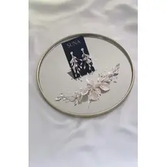 GENERICO - TOCADO TIARA ACCESORIO CABELLO JOYAS DE NOVIA