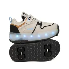 VADY - Zapatillas Urbana con Luces LED y Patines para Niño 510B2