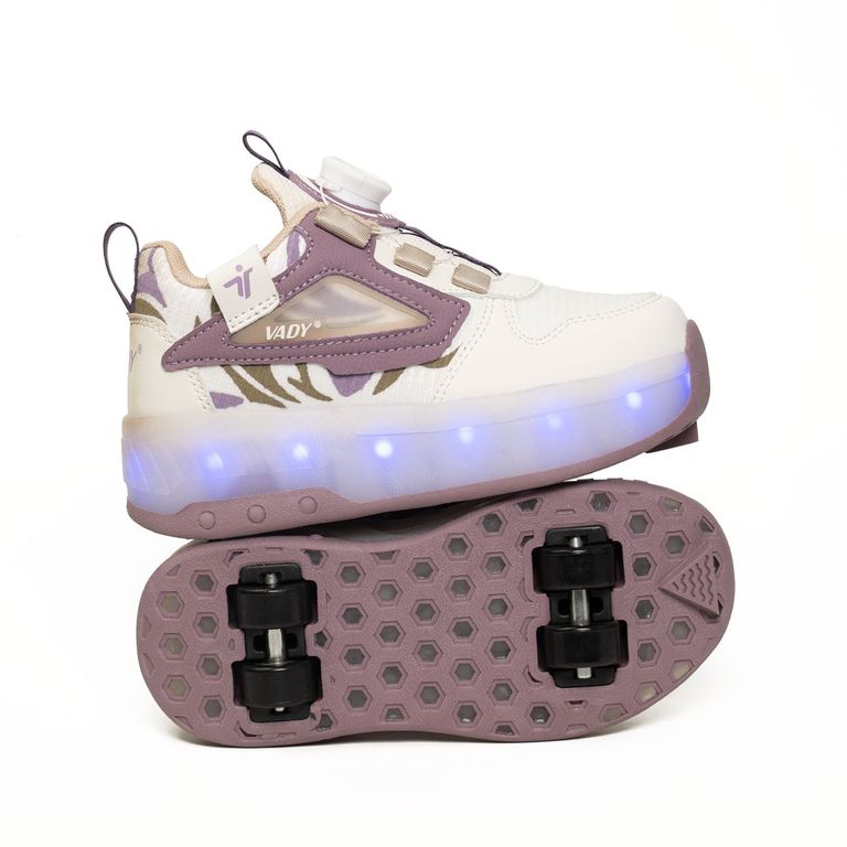 Zapatillas Urbana con Luces LED y Patines para Niña 526B1