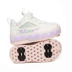 VADY - Zapatillas Urbana con Luces LED y Patines para Niña 526B5