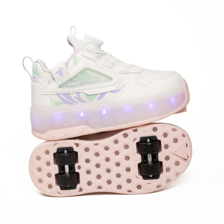 Zapatillas Urbana con Luces LED y Patines para Niña 526B5
