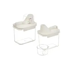 GENERICO - Frasco contenedor x 2 / Dispensador de arroz, menestras o cereales 1.100kls.