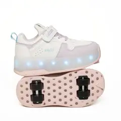 VADY - Zapatillas Urbana con Luces LED y Patines para Niña 511N4