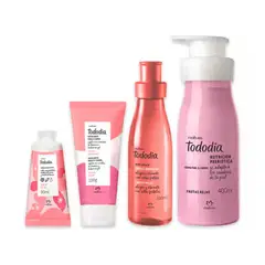 NATURA - Tododia Frutas Rojas Crema Cuerpo+ Manos Spray y Exfoliante