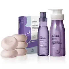 NATURA - KIT Tododia Algodon Spray Corporal con Jabones y Crema