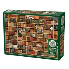 COBBLE HILL - La Biblioteca del Gato - Rompecabezas - 1000 Pzs