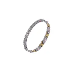 GENERICO - Pulsera de Salud de piedra de cristal para mujer