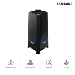 SAMSUNG - Torre de sonido 500 Watts Bluetooth y Karaoke MX-T50/PE