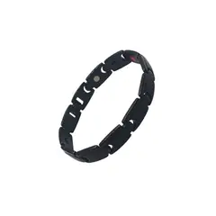 GENERICO - Pulsera magnética de acero inoxidable para hombre y mujer