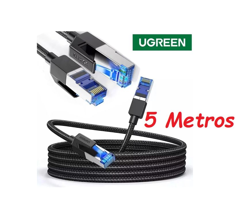 Cable Ethernet Cat8 RJ45 alta velocidad 40Gbps 5Metros 80433
