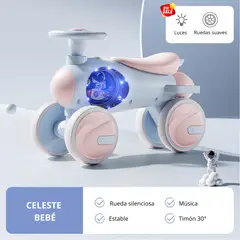 GENERICO - Carrito Equilibrio Avión Espacial Infantil