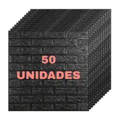 GEN - Papel tapiz espuma 3D pegatinas adhesivas 50 und N