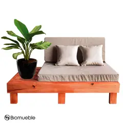 GENERICO - Sofá Lineal Biomueble Estía Madera de Palets Reciclados