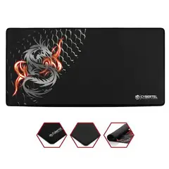 CYBERTEL - Mouse Pad Gamer Cybermax X633 Negro