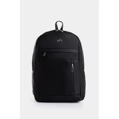 Velez - Vélez Mochila Sierra En Lona Hombre Manija Cuero Negro