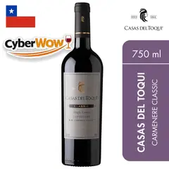 GENERICO - Vino Carmenere Classic 750 ml de Casas del Toqui