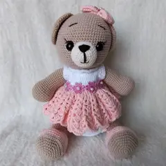 GENERICO - Osito amigurumi 31cm oso peluche adorno
