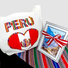 NACIONAL - Cuadro con Bolso Peruano Arequipa - Regalos Peru Fiestas Patrias