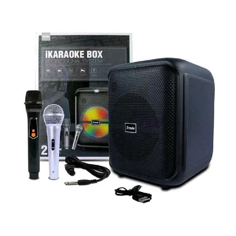 Parlante Altavoz Bluetooth 8" de karaoke Brodu BTS 1740