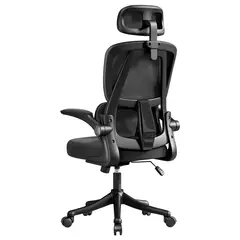 VIDITA - Silla Amia Ergonómica De Oficina Soporte Lumbar Elástico Amia Negro