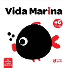 PLUTON EDICIONES - Vida marina Mi primer libro de tela sensorial